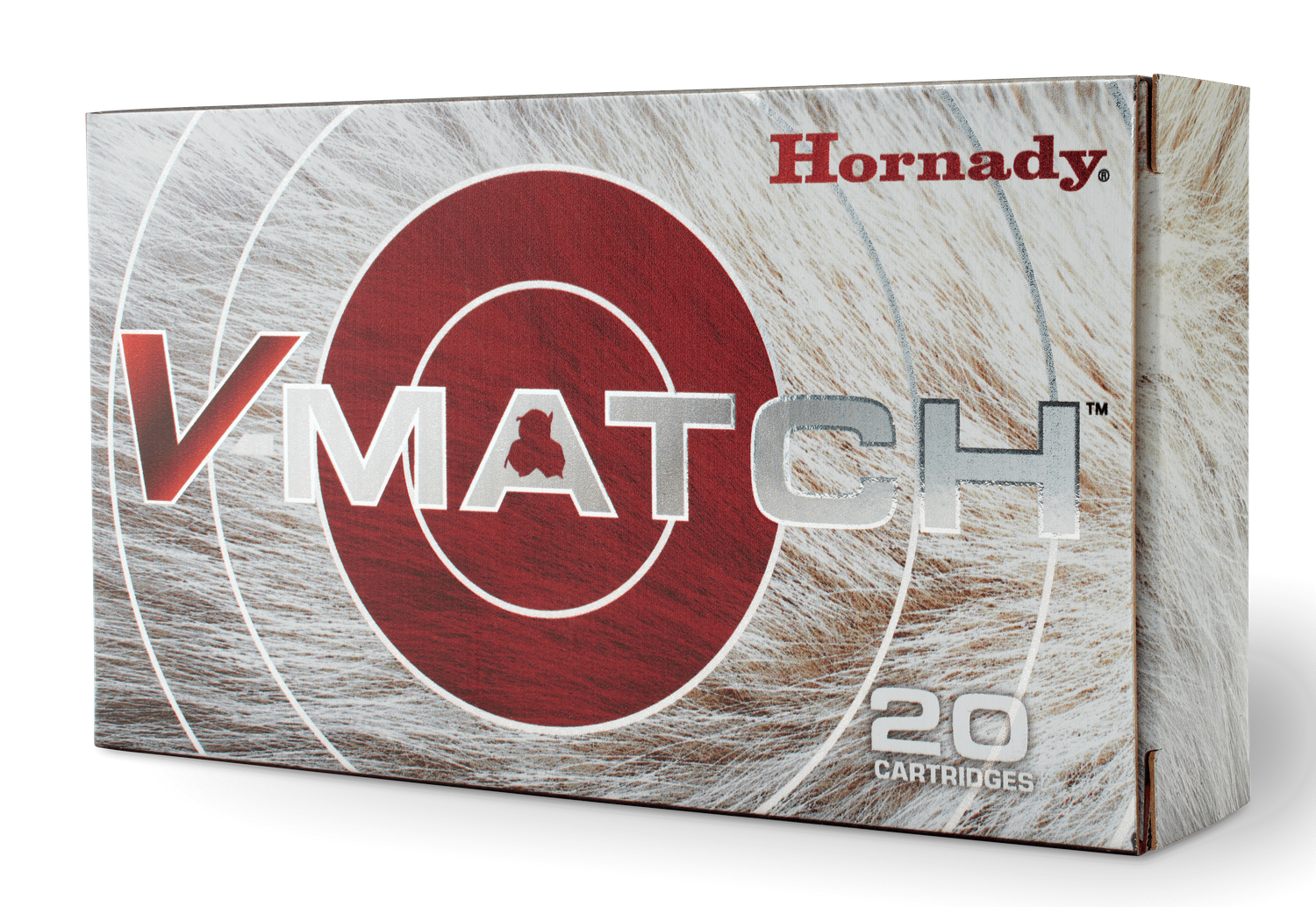 Hornady V-Match Rifle Ammunition 81397, 6MM Creedmoor, ELD-VT, 80 GR, 20 Rd/Bx
