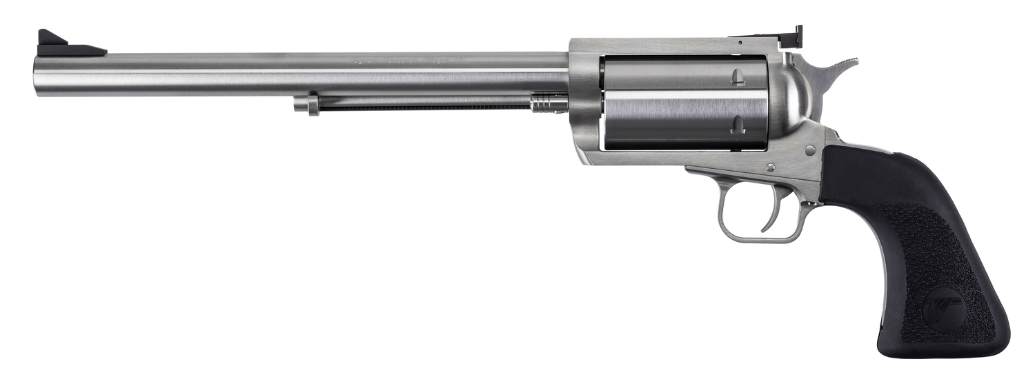 Magnum Research BFR SAO Revolver BFR350L10, 350 Legend, 10", Black Grips, Brushed Steel Finish, 6 Rds