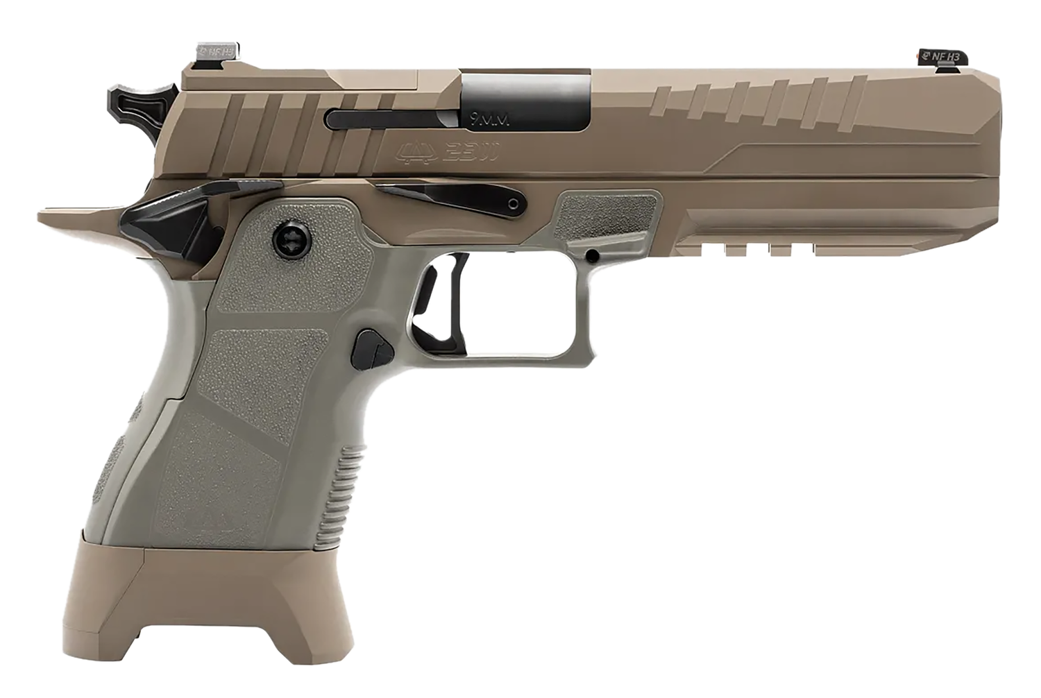 OA DEFENSE 2311 w/Plus Kit Optic Ready Pistol OA2311FLSZKITHDSSTD17, 9mm Luger, 5in, Sage Polymer, High Desert Finish, 17 Rds