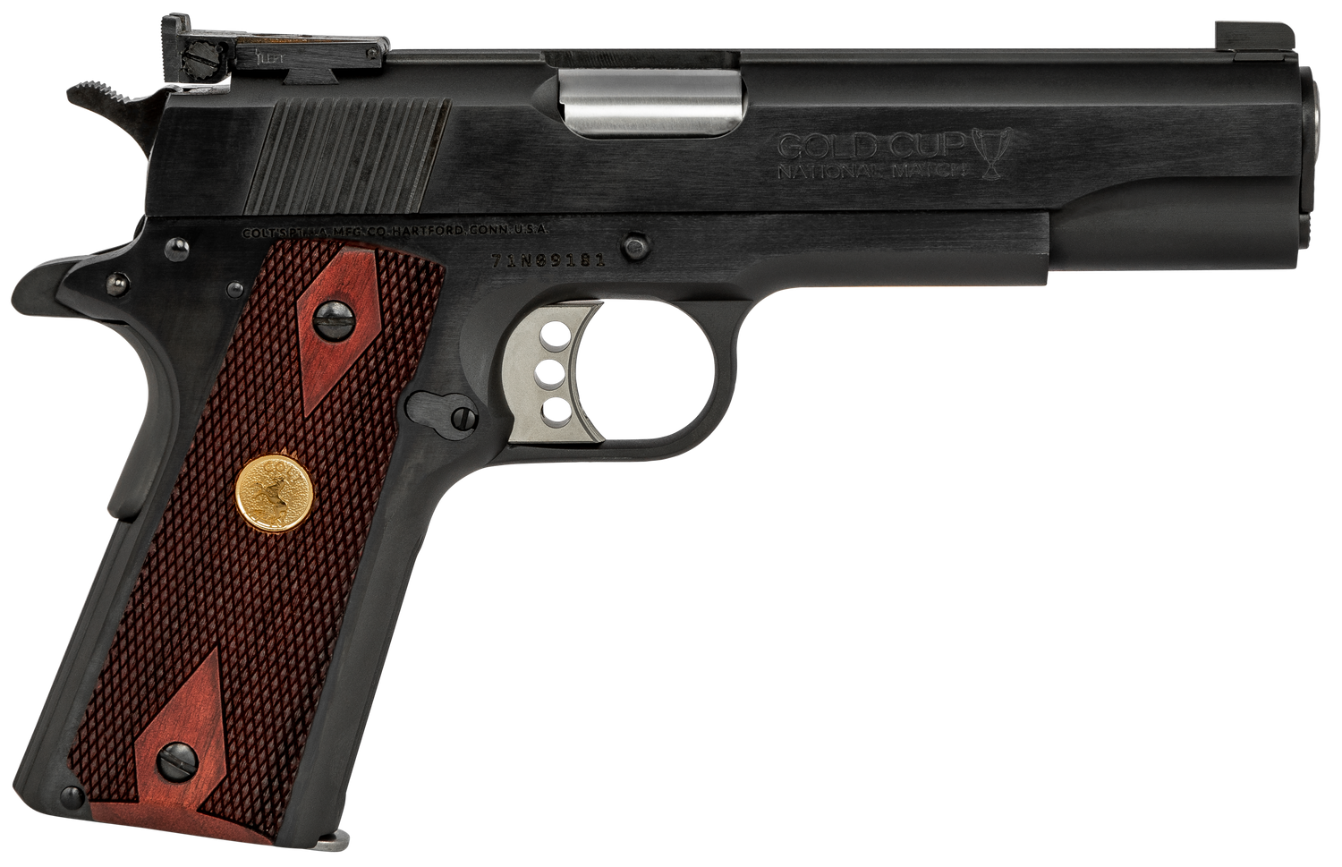 Colt 1911 Gold Cup SAO Pistol O5873A1, 38 Super, 5