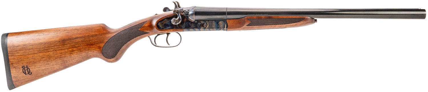 Heritage Mfg Coachwhip Shotgun CW1218CH, 12 Gauge, 18.5", Black Chrome Side By Side Barrel, Color Case Hardened Alloy Steel Receiver, Fixed Turkish Walnut Stock