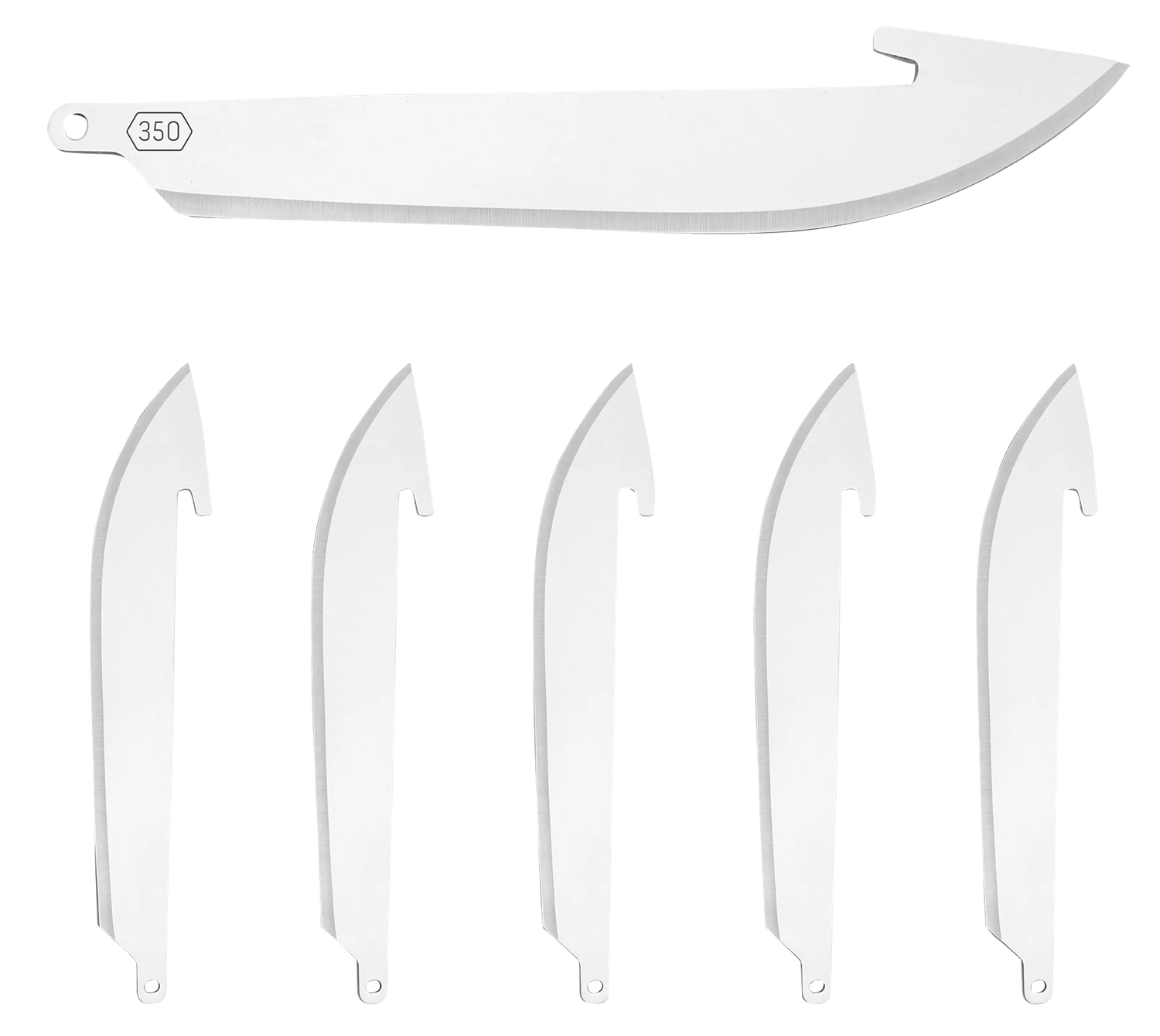 Outdoor Edge 3.5" Replacement Blades, 6 Pack (RR356)