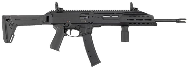 CZ-USA Scorpion 3+ Carbine Rifle 91440, 9mm Luger, 16.30", Magpul Folding Black Polymer Stock, 35 Rds