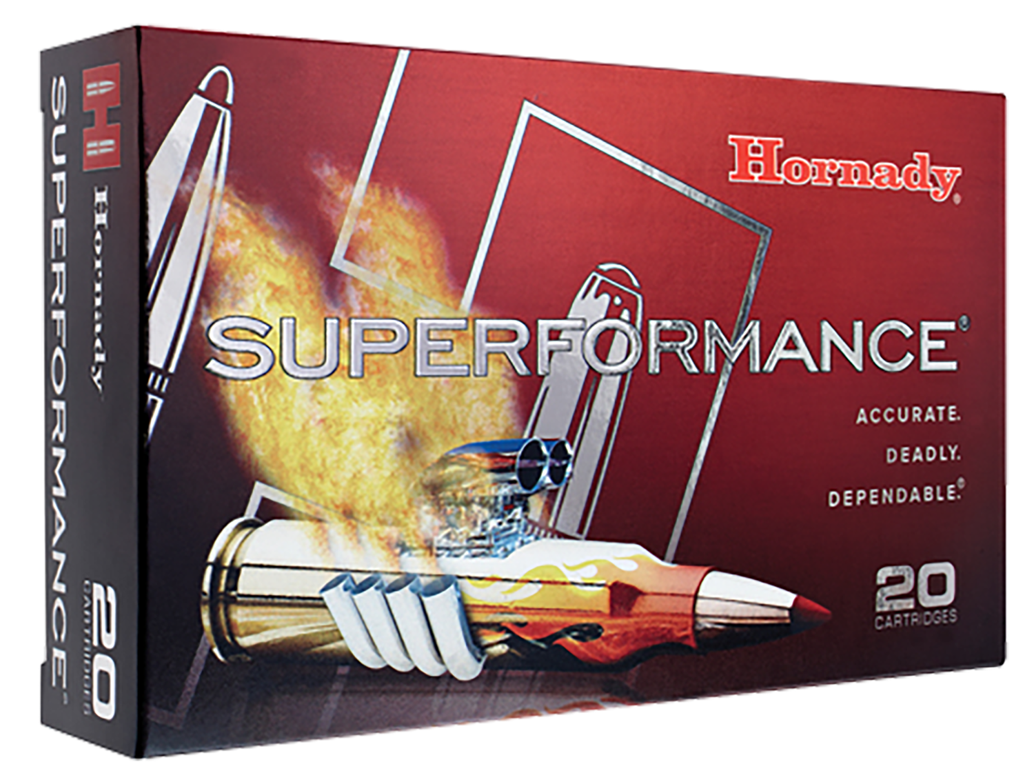 Hornady Superformance Rifle Ammunition 814464, 25-06 Remington, CX SPF, 90 GR, 3350 fps, 20 Rd/bx