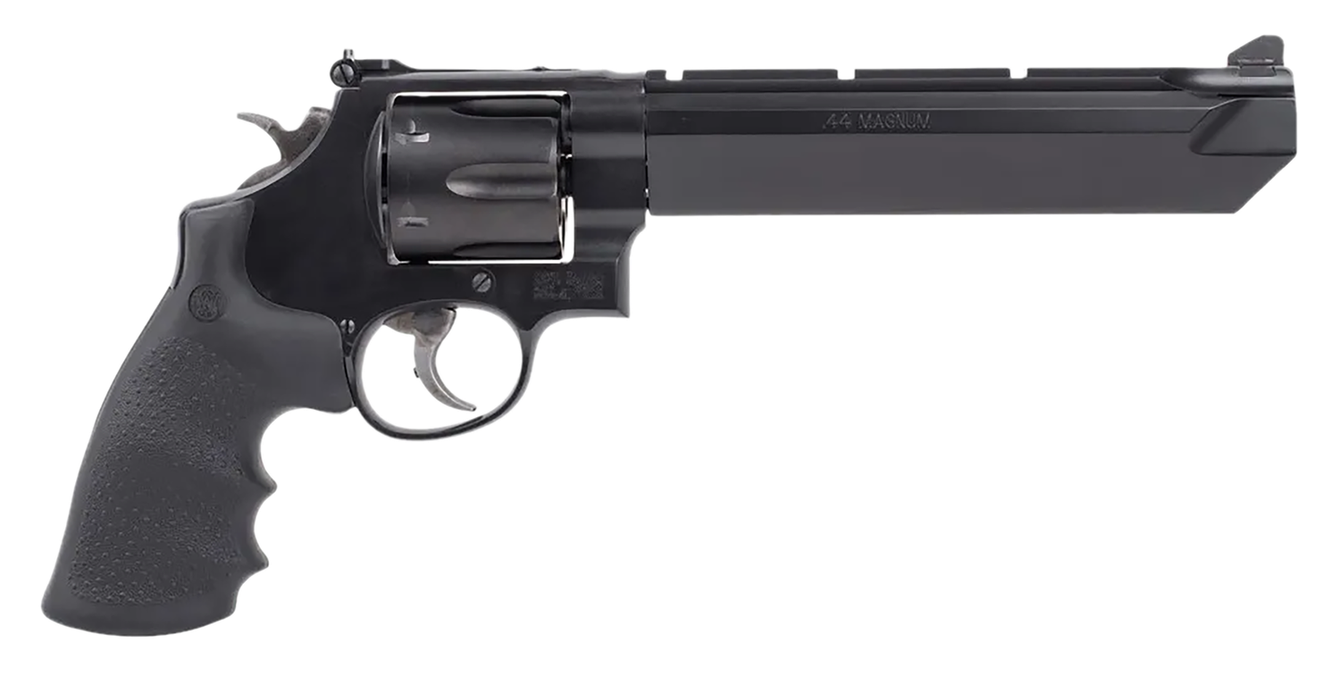 Smith & Wesson 629 Stealth Hunter Revolver 170323, 44 Remington Mag, 7 1/2 in, Hogue Rubber Grip, Matte Black Finish, 6 Rd