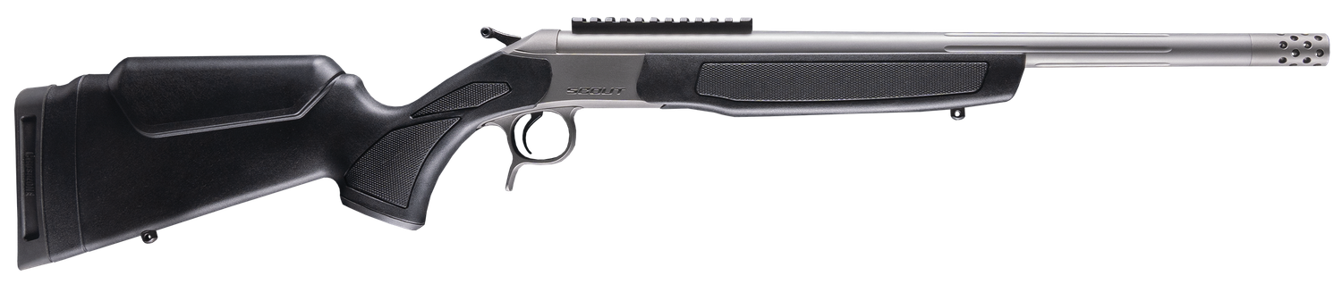 CVA Scout Takedown Single Shot Rifle CR4438S, 350 Legend, 20" Threaded, Adj Comb & LOP Black Stock, 1rd Rds