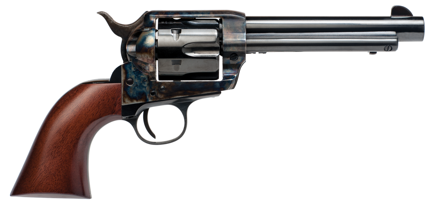 Cimarron Frontier Pre-War 1896-1940 Revolver PP401, 38 Special/357 Mag, 5.50", Case Hardened Finish, 6rd