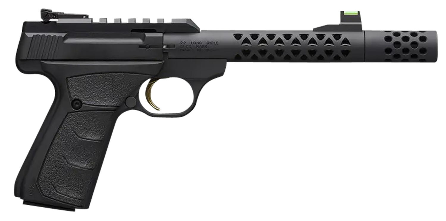 Browning Buck Mark Plus Pistol 051584490, 22 LR, 5.87", Black Ultragrip FX, Black Finish, 10 Rds