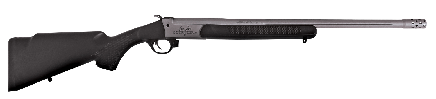 Traditions Outfitter G3 Break Open Rifle CR451130T, 450 Bushmaster, 22" Threaded, Black Fixed Stock, 1rd Rds