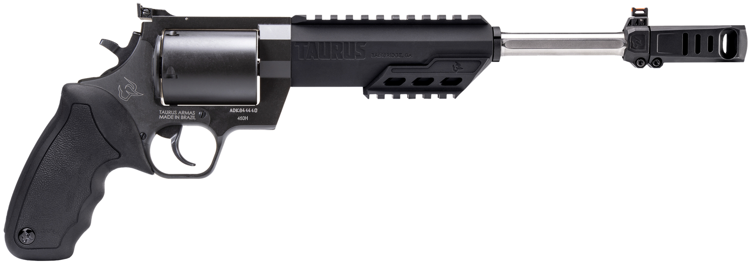 Taurus Raging Hunter Revolver 2460101RH, 460 S&W Mag, 10.50", Black Rubber Grips, Matte Black Finish, 5 Rds