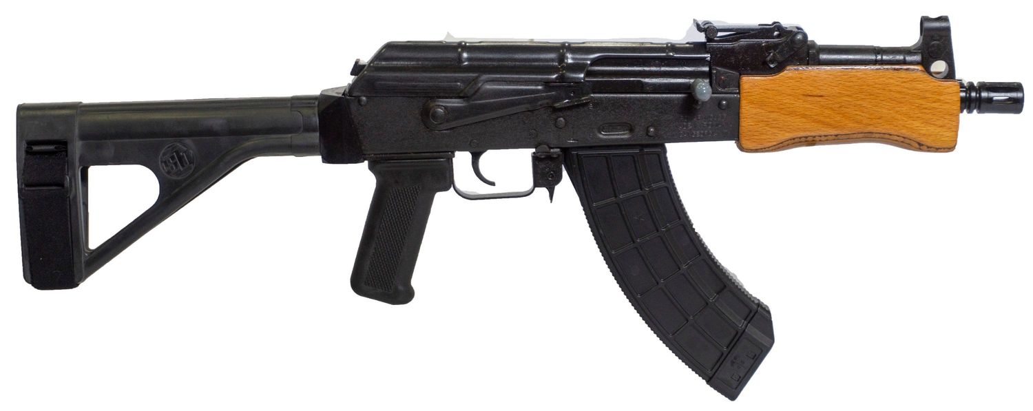 Century Arms Mini Draco Pistol Pistol HG7890-N, 7.62x39mm, 7.75in, SB Tactical SOB47 Brace, 30 Rds