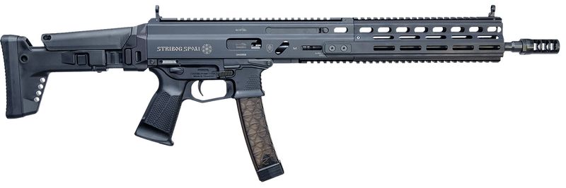 Grand Power SP9A1 Enhanced Stribog Rifle 810091157947, 9mm Luger, 16", Side Folding w/Adj Cheekrest Stock, 30 Rds