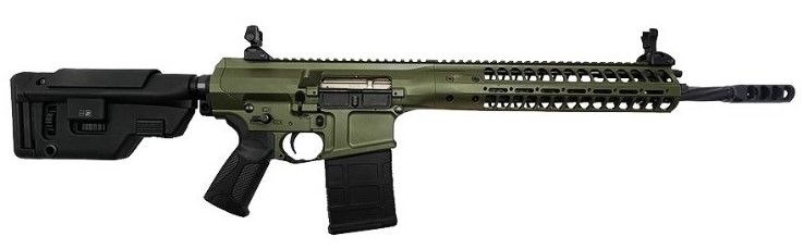 LWRC International REPR MKII Rifle REPRMKIIR7ODGF16SC, 308 Win, 16.1", B5 Precision Stock, Side-Charging Handle, 20 Rds