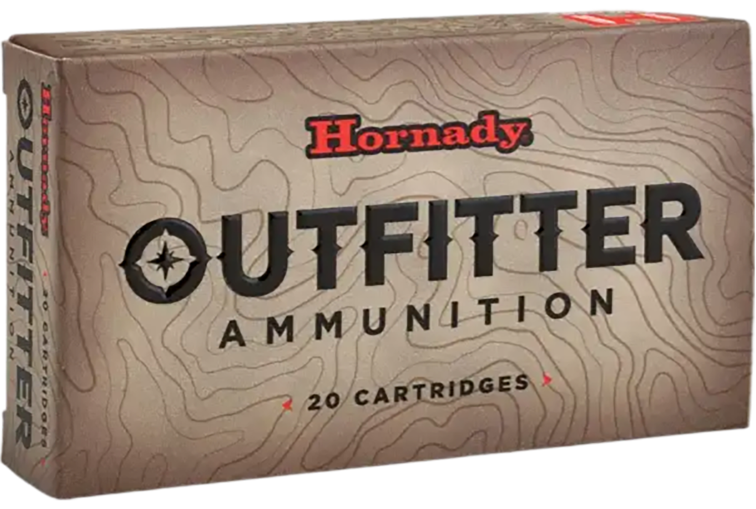 Hornady Outfitter Rifle Ammunition 823314, 375 H&H Mag, Copper Alloy eXpanding, 250 gr, 2700 fps, 20 Rd/Bx