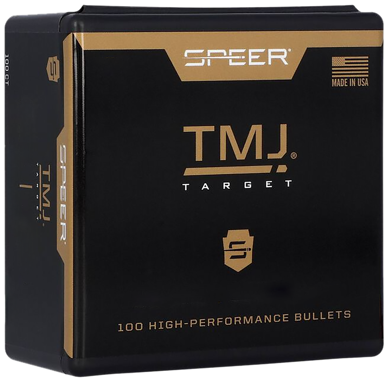 Speer Encased Core Full Jacket Flat Nose Bullet 400 Caliber 155 Grain 100 Per Box (4399), Not Loaded