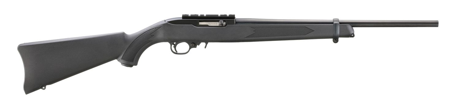 Ruger 10/22 Carbine Rifle 31210, 22LR, 18.5", Synthetic Black Stock, 10 Rds