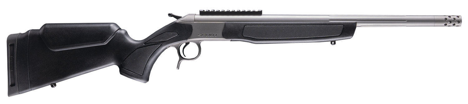 CVA Scout Takedown Single Shot Rifle CR4445S, 444 Marlin, 22" Threaded, Adj Comb & LOP Black Stock, 1rd Rds