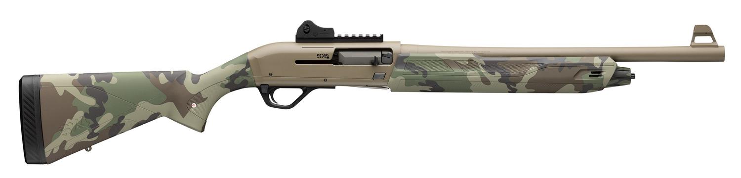 Winchester SX4 Defender Compact Shotgun 511320395, 12 Gauge, 18.50", 3" Chmbr, Woodland Camo Finish