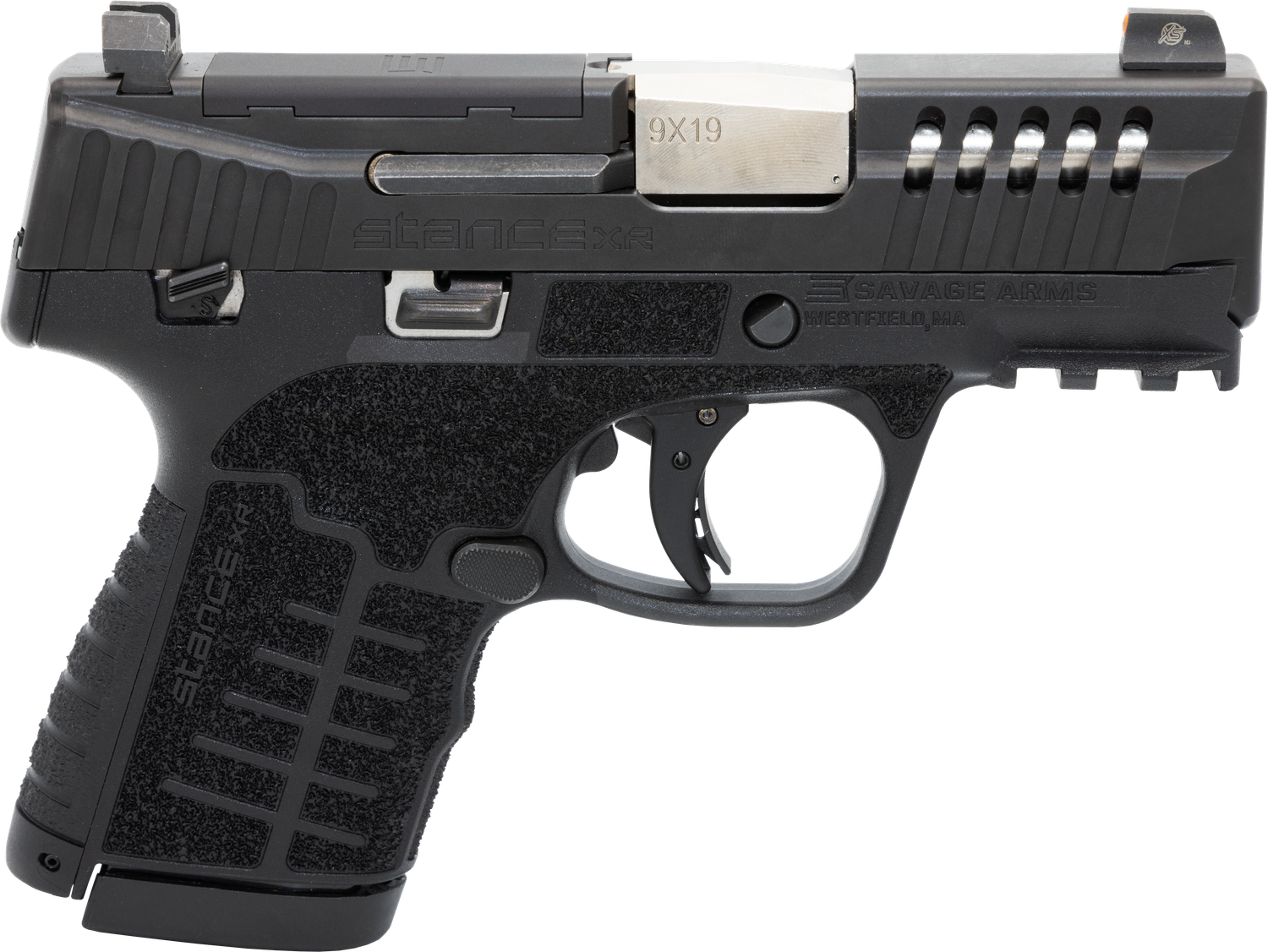 Savage Stance XR Pistol 67053, 9mm Luger, 3.20in, Black GFN, Black Nitride Finish, 13 Rds