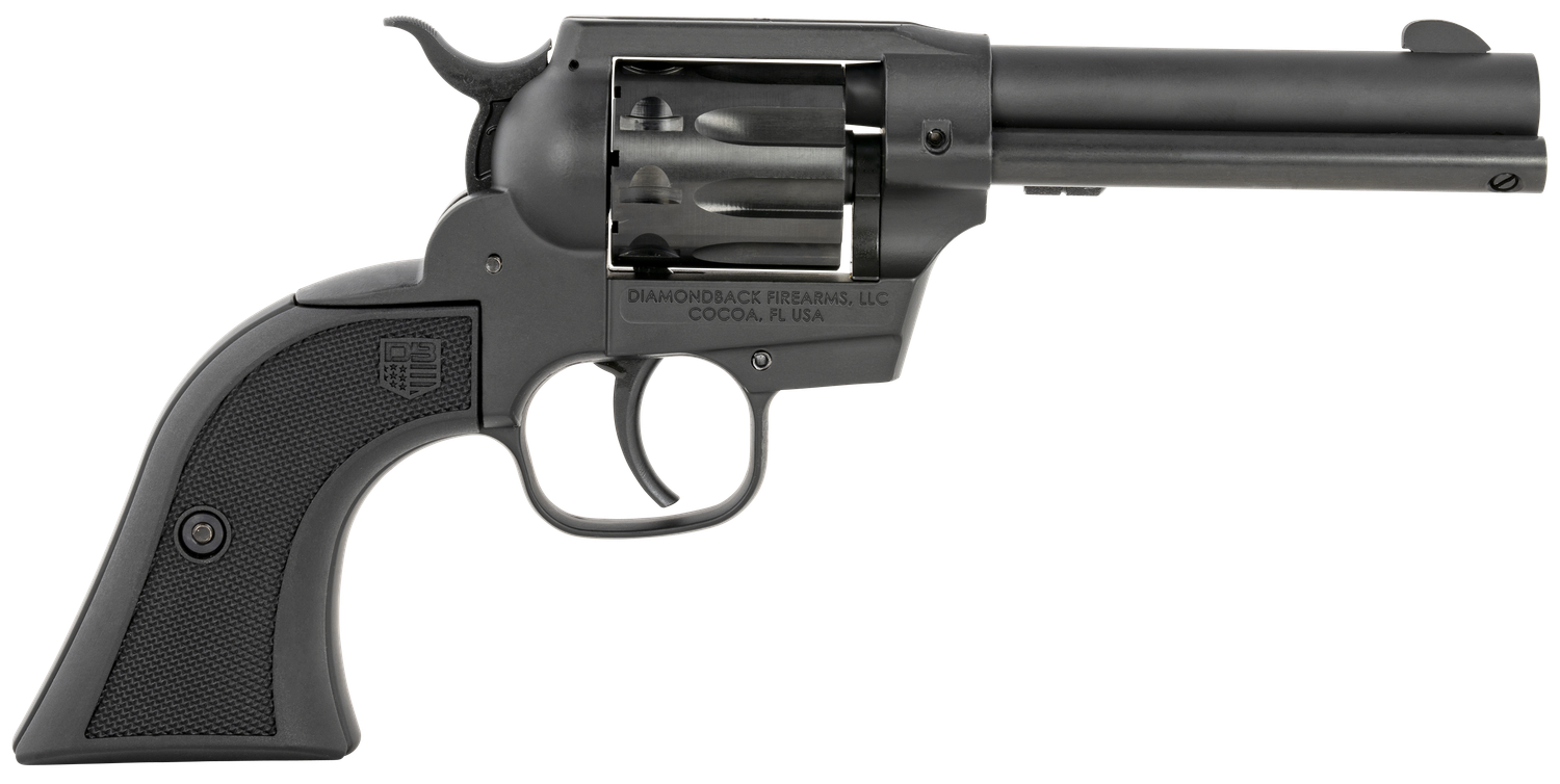 Diamondback Sidekick Revolver DB051CA001, 22 LR, 4.50", Black Polymer Grips, Black Cerakote Finish, 9 Rds
