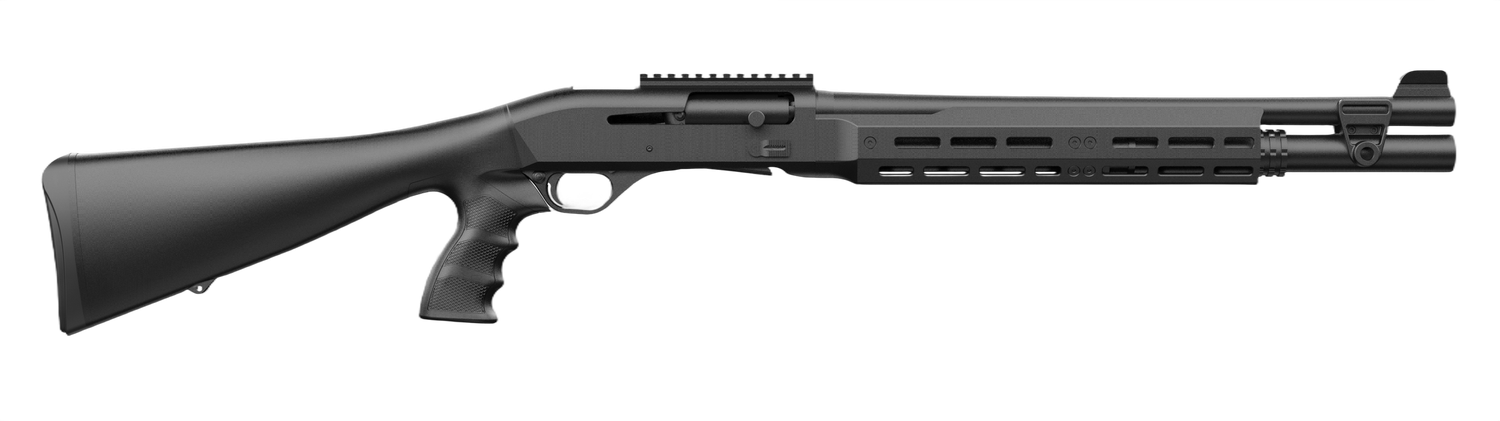 Retay USA 724 Patrol Semi-Auto Shotgun 724PPGBLK, 12 Gauge, 3" Chmbr, w/Pistol Grip Stock, 7 Rds