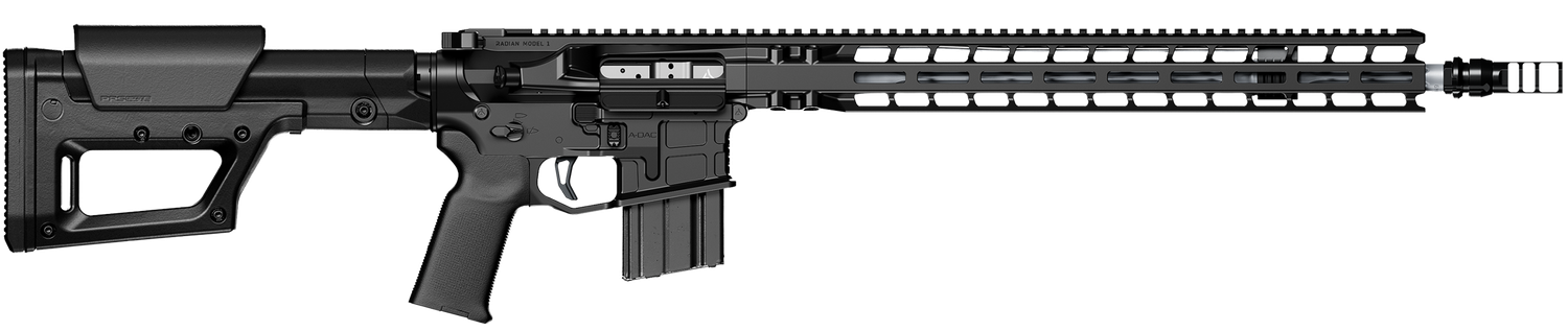 Radian Weapons Model 1 Pistol Rifle R0855, 6mm ARC, 18", SB Tactical SBA3 Brace Stock, 20 Rds