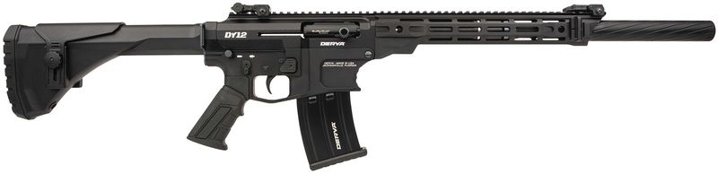 Derya DY12 *CA Compliant* Semi-Auto Shotgun DY1220CAUS, 12 Gauge, 20", 3" Chmbr, 5 Rds