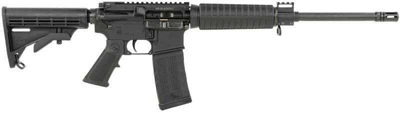 Rock River LAR-15M CAR A4 Rifle BLK1850, 300 Blackout, 16", Tactical Carbine Stock, 30 Rds