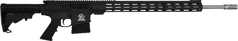 Great Lakes AR-10 Rifle GL10243SSBLK, 243 Win, 24", Black Hogue OverMolded Stock, 5 Rds