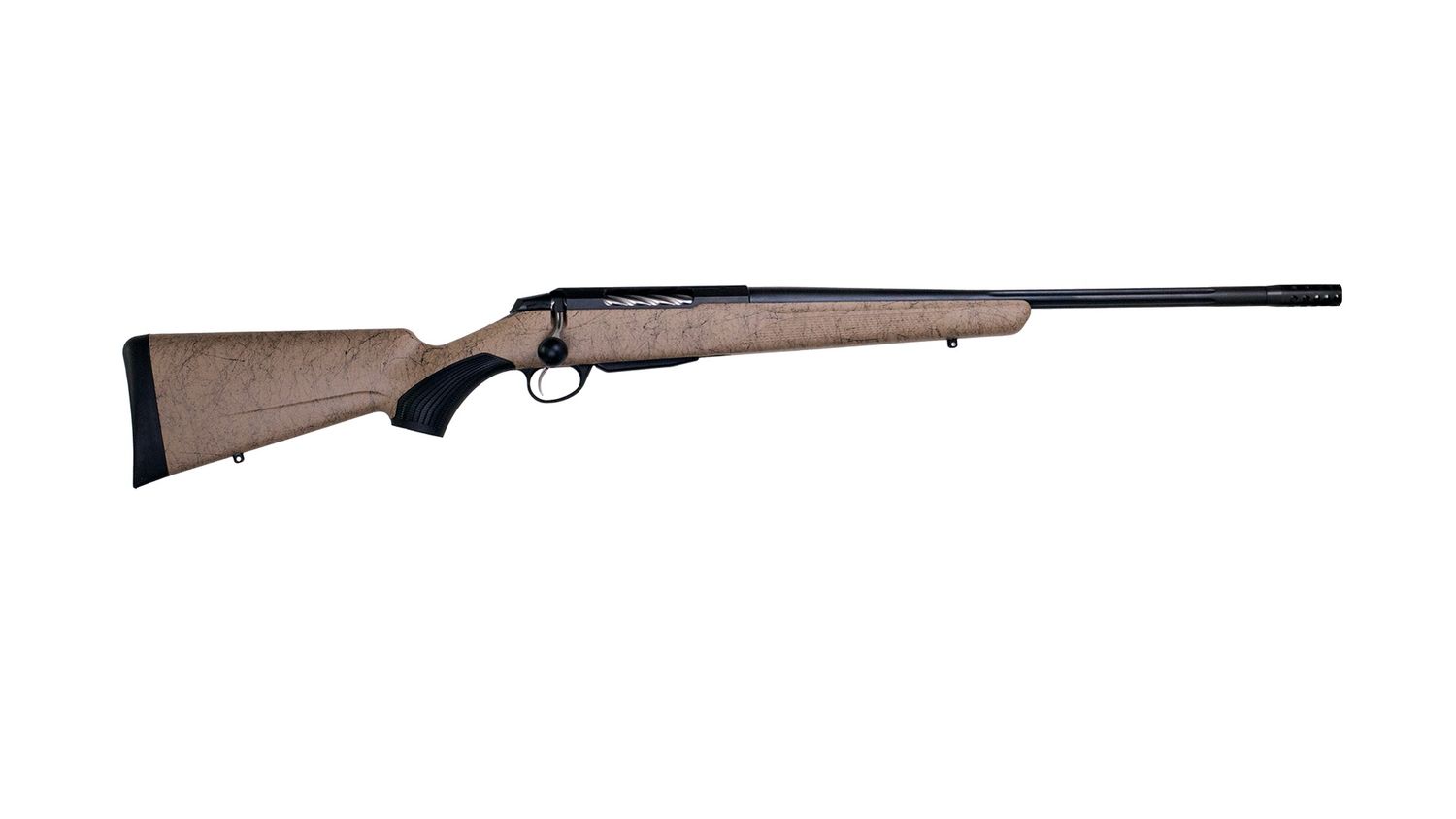 Tikka T3x Lite Bolt Action Rifle JRTXRT37124, 7mm PRC, 24", Roughtech Tan Stock, Blued Finish, 3 Rds