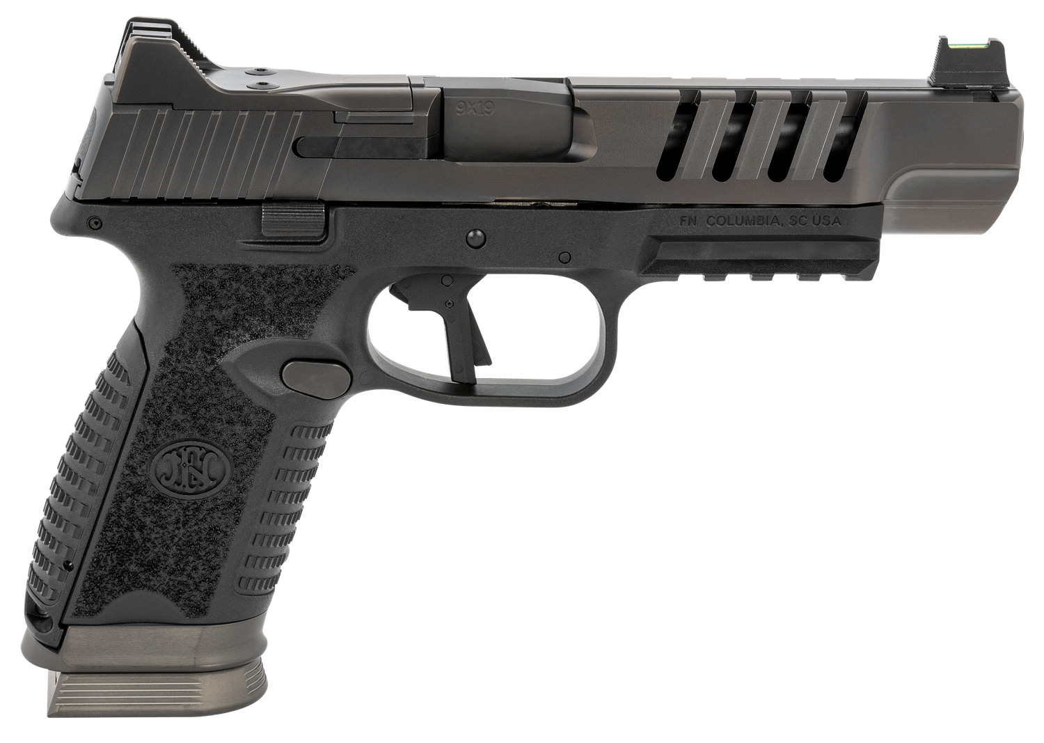 FN Herstal 509 LS Edge Optic Ready Pistol 66100940, 9mm Luger, 5in, Black Interchangeable Backstrap, Matte Black Finish, 10 Rds