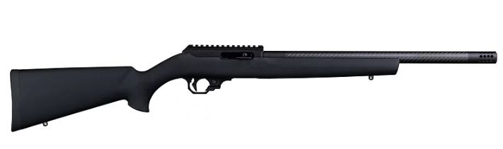 Volquartsen Superlite Rimfire Rifle VCR-0340, 22 LR, 16", Black Hogue Stock, Black Carbon Barrel, Rapid Release