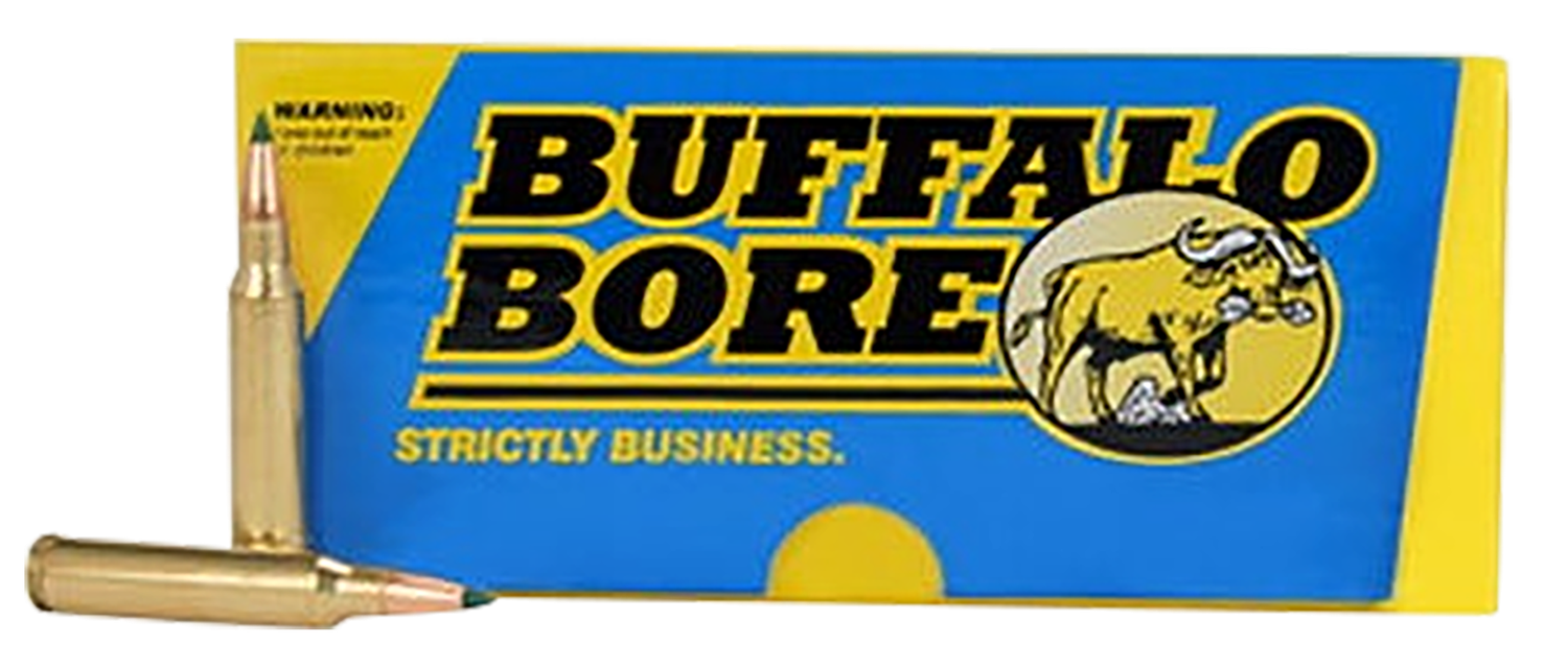 Buffalo Bore Sniper Rifle Ammunition S22355/20, 223 Remington, Polymer Tip Boat Tail, 55 GR, 3500 fps, 20 Rd/Bx