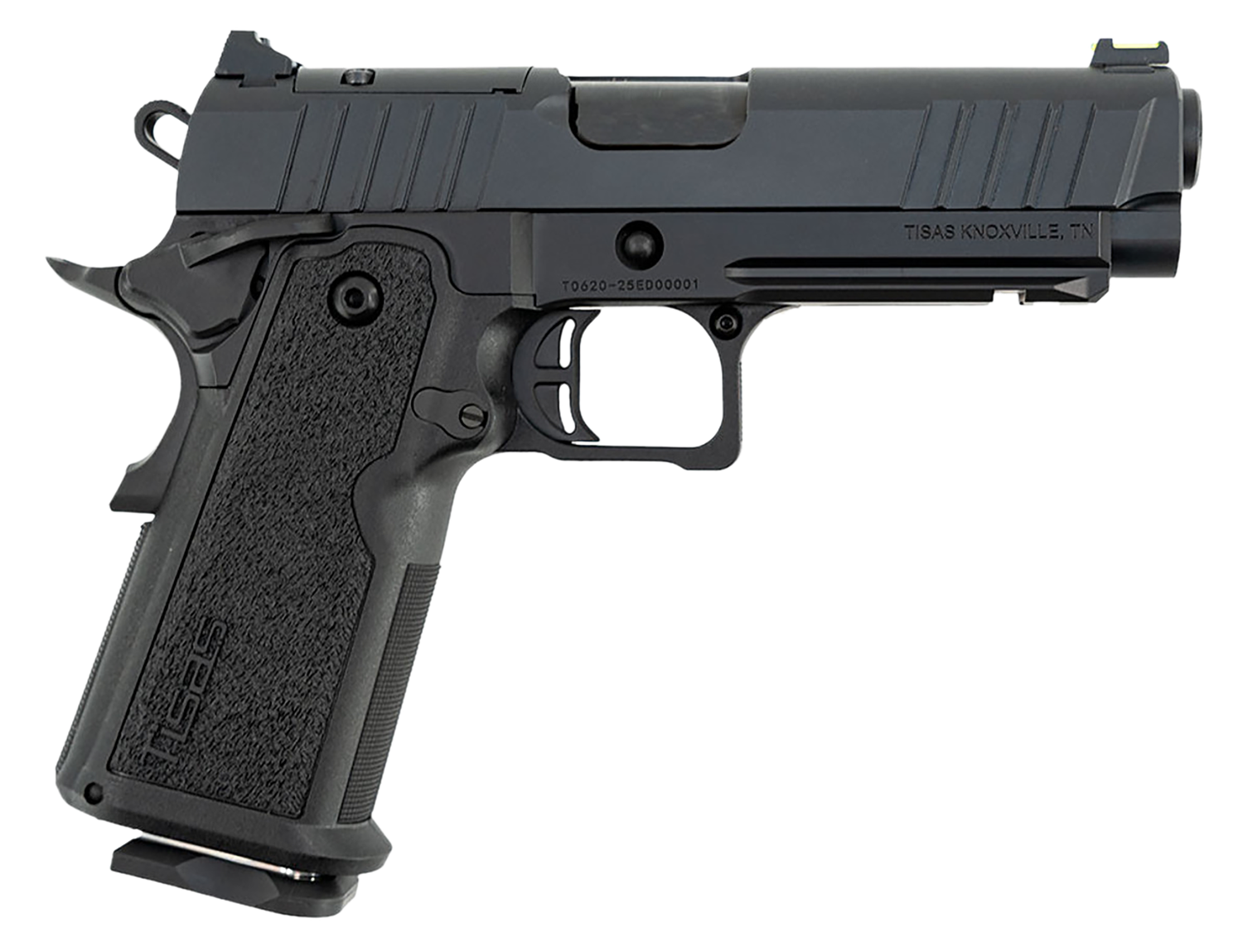 Tisas 1911 B9R Double Stack Optic Ready Pistol 12500018, 9mm Luger, 4.25in, QPQ Tenifer Cerakote Finish, 17 Rds