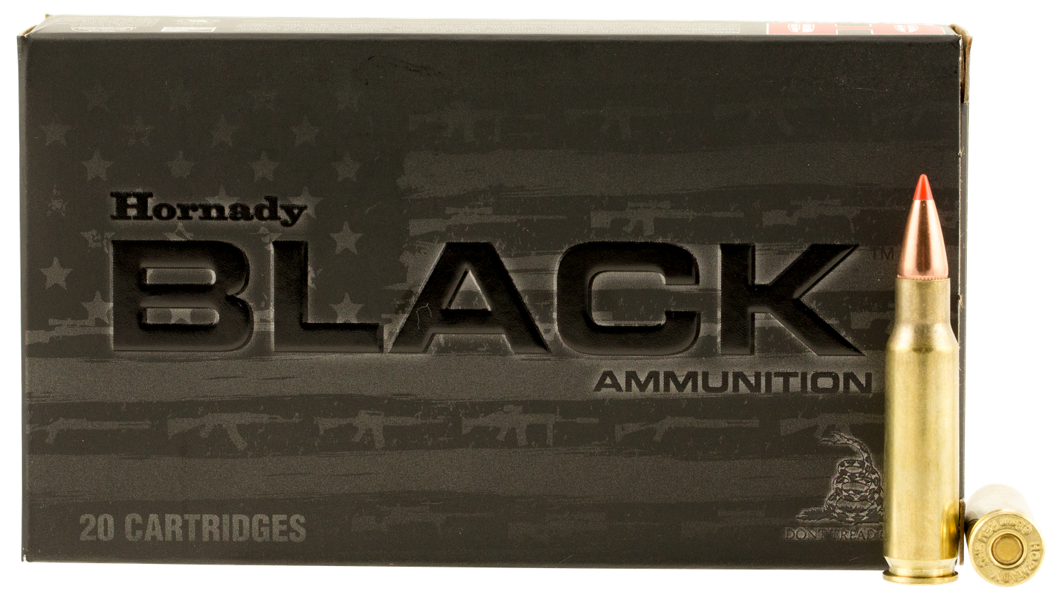 Hornady Black Rifle Ammunition 83464, 6.8 mm Remington SPC, V-Max, 110 GR, 2550 fps, 20 Rd/bx
