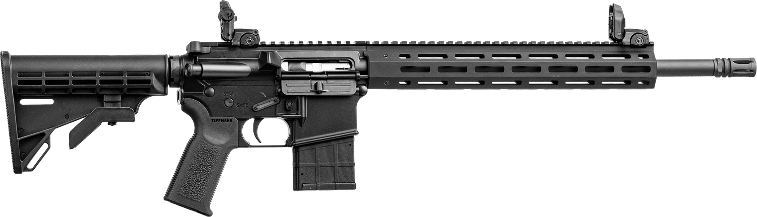 Tippmann Arms M4 Magnum Elite MSR A101256, 22 WMR,16", Black Parkerized Threaded Barrel, Adj. CAR15 Polymer Stock, 15+1