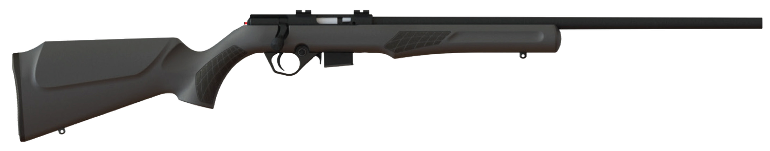 Rossi RB17 Bolt Action Rimfire Rifle RB17H2111, 17 HMR, 21", Black Synthetic Stock, Black Finish, 5 Rds