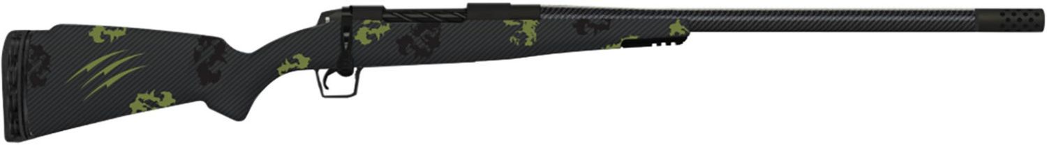 Fierce Carbon Rogue Bolt Action Rifle ROG300622BF, 30-06 Springfied, 22" Threaded, Black/Forest Camo Stock