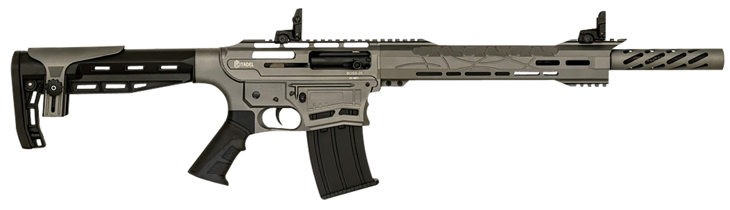 Howa Boss-25 Semi-Auto Shotgun CBOSS2512TG, 18.75", 3" Chmbr, Black Adj Comb Synthetic Stock, 5 Rds