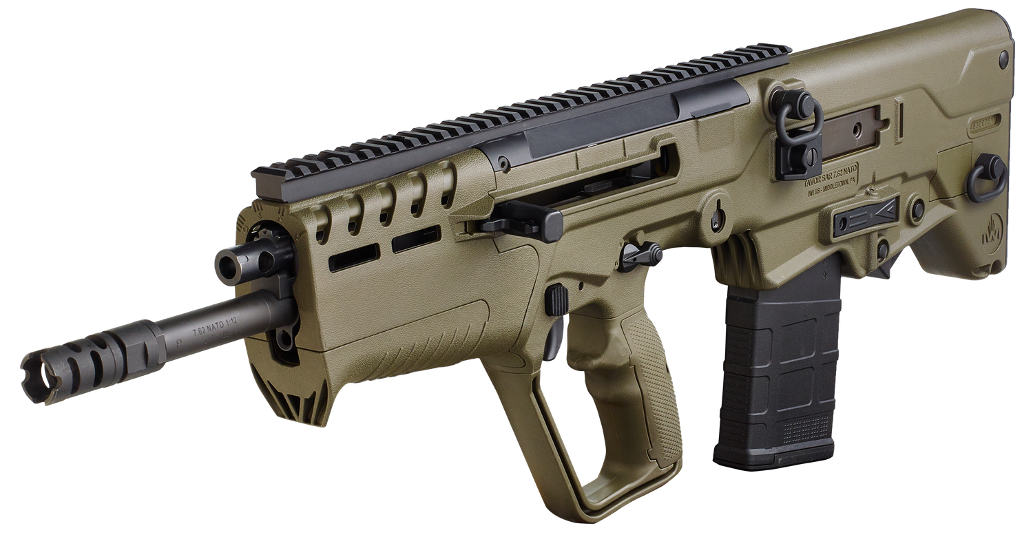 IWI Tavor 7 Semi-Auto Rifle T7G16, 7.62x51mm NATO, 16.50", Fixed Bullpup Stock, OD Green, 20 Rds