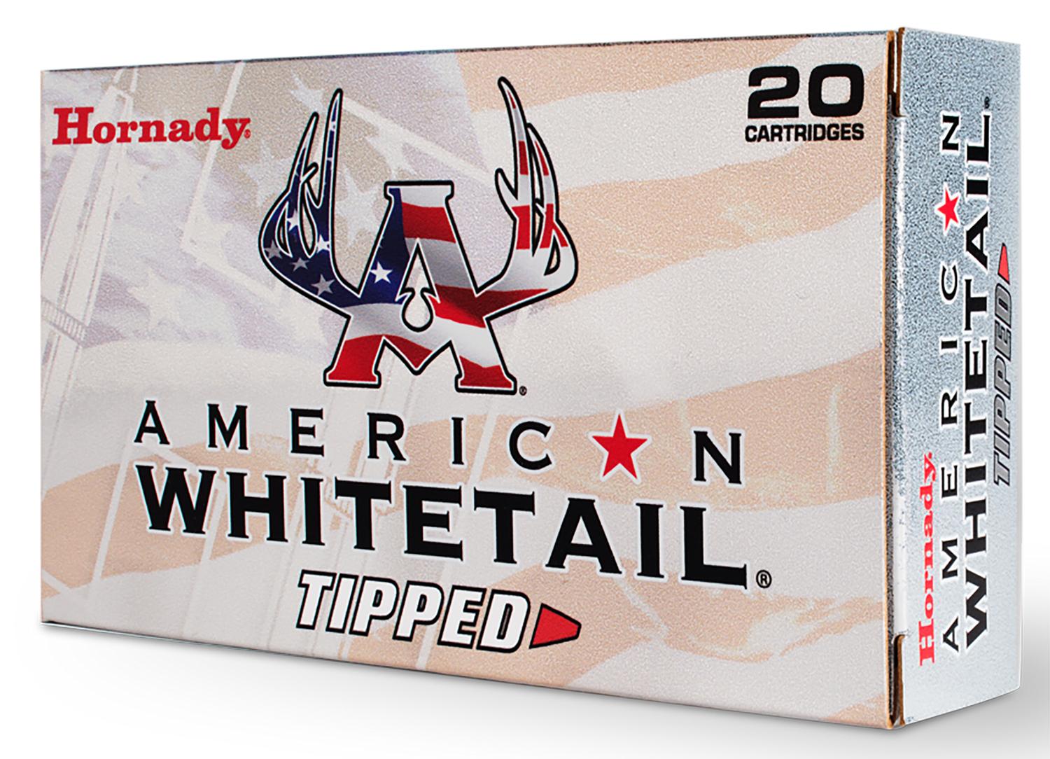 Hornady American Whitetail Tipped Rifle Ammunition 80461, 243 Winchester, SST, 95 GR, 2960 fps, 20 Rd/bx