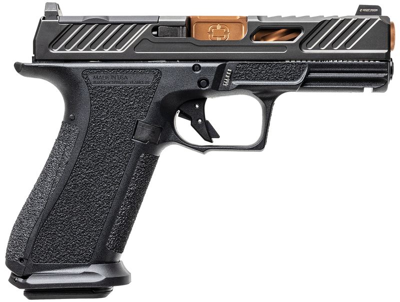 Shadow Systems XR920 Elite Optic Ready Pistol SS3011, 9mm Luger, 4in, Black Interchangeable Backstrap, Black Finish, 17 Rds