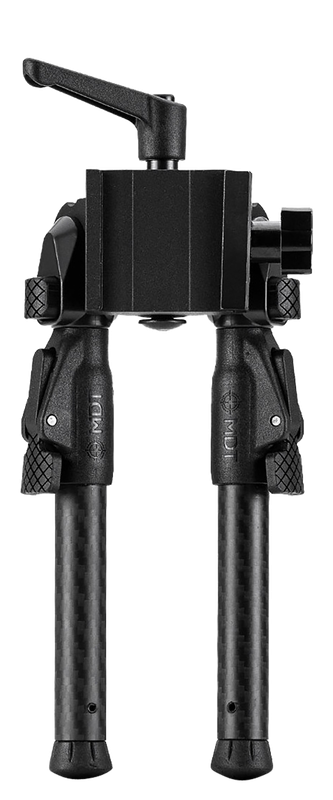 MDT GRND-POD Bipod, Arca Rail Mount, 4.5"-9",Carbon Fiber, Black (105561BLK)