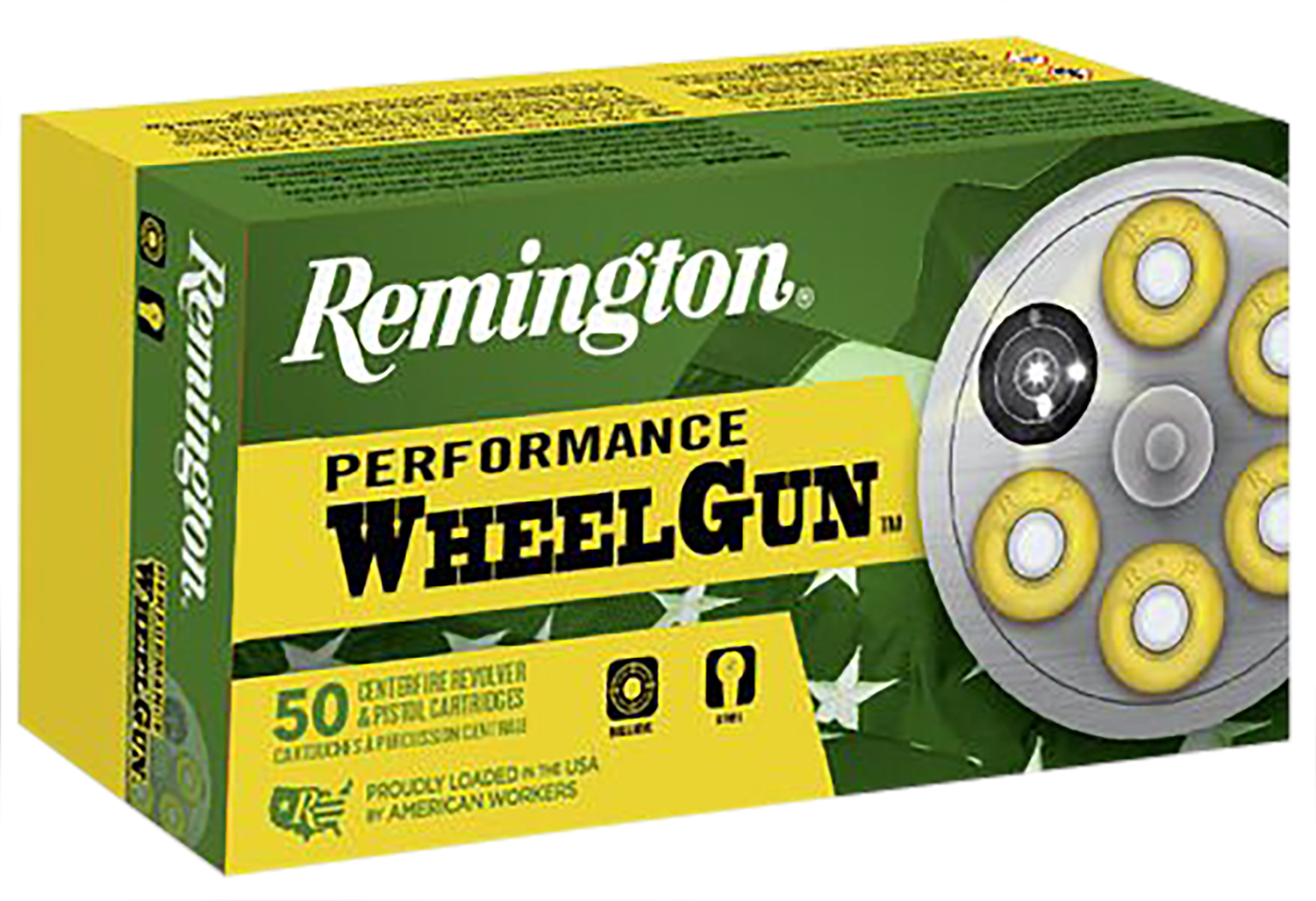 Remington Performance Wheel Gun Pistol Ammunition RPW44SW, 44 S&W Special, Lead Round Nose, 246 GR, 755 fps, 50 Rd/Bx