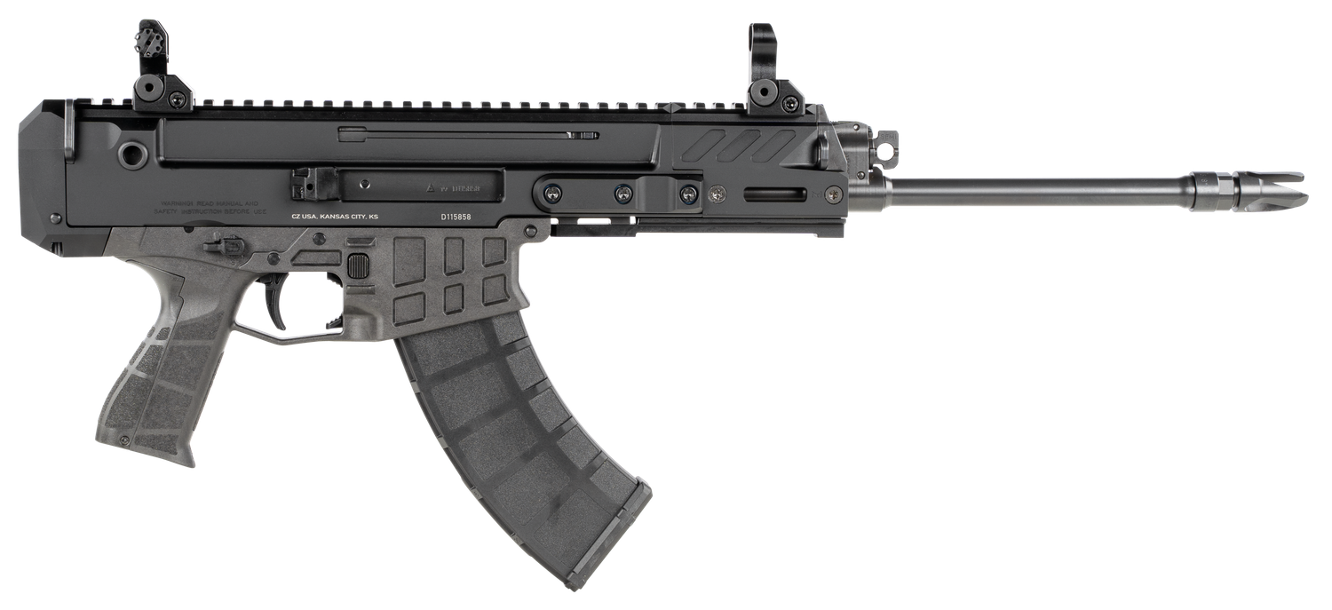 CZ Bren 2 MS Pistol 91462, 7.62x39mm, 14.17in, Black Stippled Grips, 30 Rds