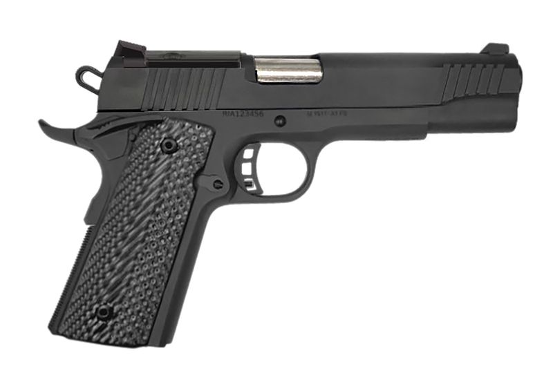 Rock Island Armory GI GI Optic Ready Pistol 57180, 10mm Auto, 5in, Black Rubber Grips, Matte Black Finish, 8 Rds