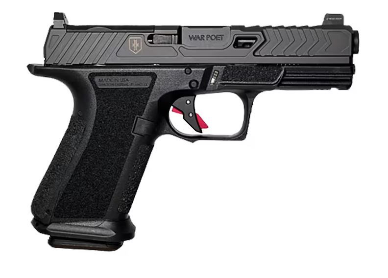 Shadow Systems MR920 War Poet Optic Ready Pistol SS-1089, 9mm, 4in, Black Frame Grips, 15 Rds