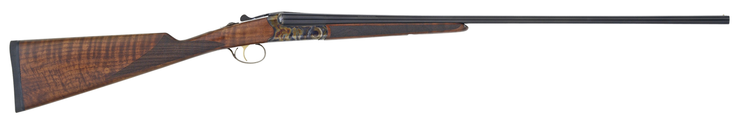 TriStar Bristol SxS Shotgun 38020, 20 Gauge, 28", 3" Chmbr, Color Case Hardened Finish, Walnut Fixed English Style Stock