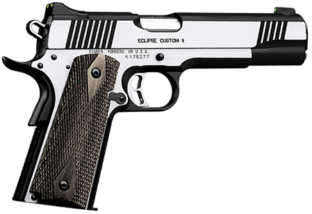 Kimber 3200122 Eclipse Custom II Pistol - 10mm, 5 in Barrel, Brush Polished Frame/Slide, 8 Rd