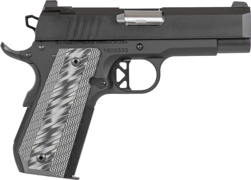 Dan Wesson ECP Pistol 01884, 9mm, 4", Tapered G10 Grips, 9 Rds